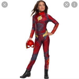 Justice League Girls Flash Costume Large 10/12